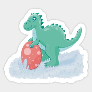 Easter dino egg Sticker